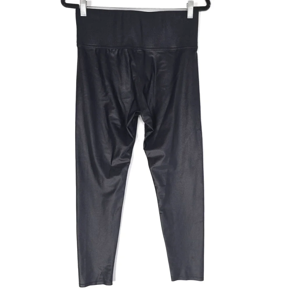 CARBON38 Women's Leggings Black Skinny High Rise XL‎ Stretch USA MADE